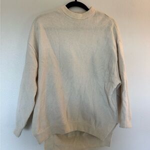 & Other Stories Cream Wool Sweater